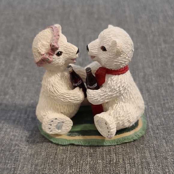 Coca Cola Other - Coca-cola Polar Bear Cubs "There's Nothing Like a Friend"
